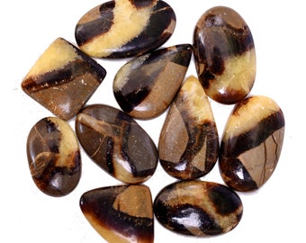MM Top Quality Septarian Cabochons,Natural Septarian Gemstone,Handmade Septarian loose stone,Septarian Semi precious 126Cts. 52X33