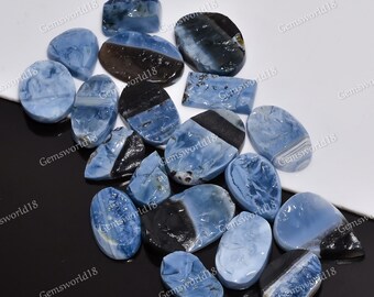 Owyhee Blue Opal Druzy Wholesale Price Gemstone Lot For Making Gemstone Jewelry | Raw Crystal | Unique Present for Her