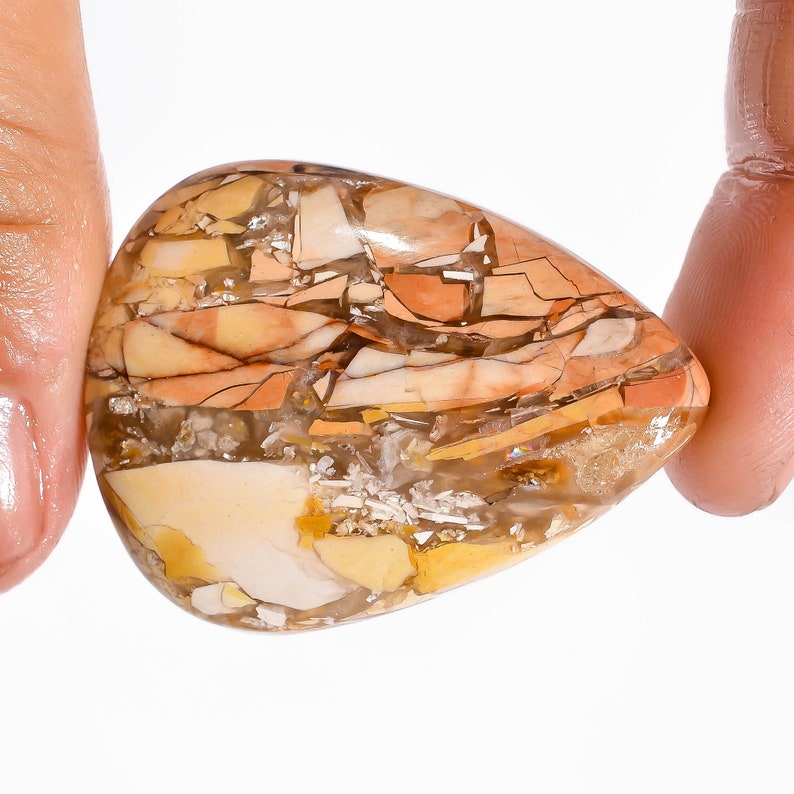 Incredible Top Grade Quality 100/% Natural Bracciated Mookaite Pear Shape Cabochon Loose Gemstone For Making Jewelry 55 Ct 38X29X7mm JMK8665
