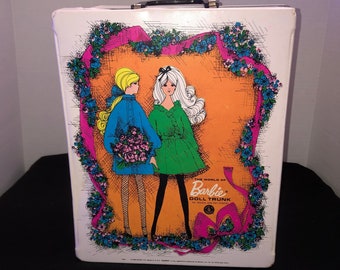 barbie doll storage trunk
