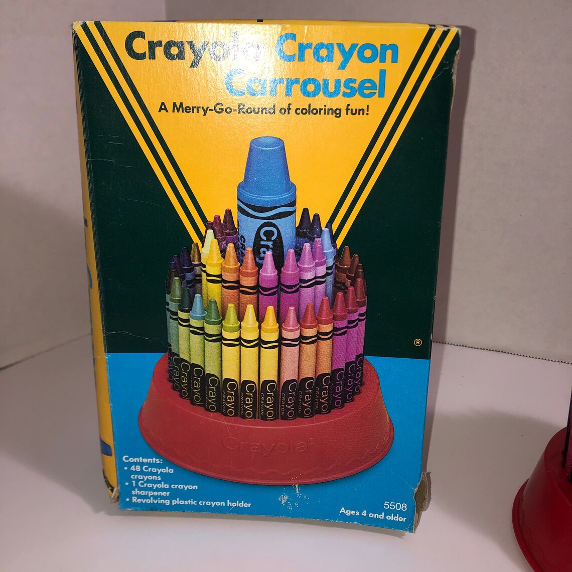 Crayola Crayon Carousel Vintage Etsy