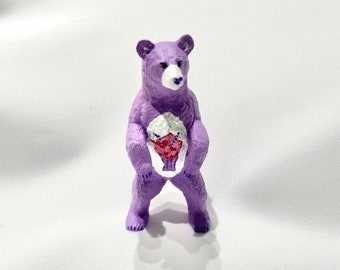 Custom Made Hand Painted Realistic Share Bear