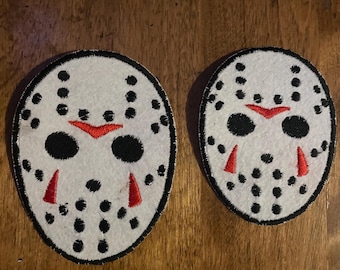 2 Different Size Mask/ Iron on or Sew on