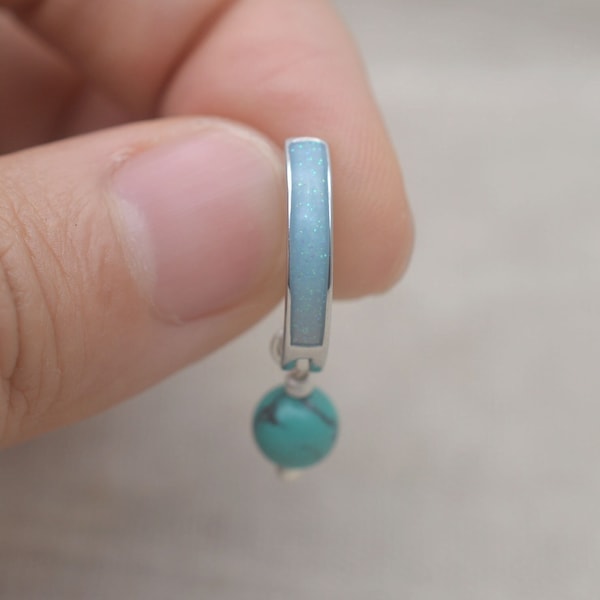 turquoise belly button rings,belly button jewelry,navel ring,belly ring,minimalist jewelry,pearl belly navel ring,gemstone belly ring