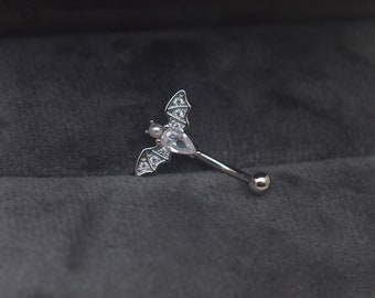 rook ring,bat earring,eyebrow earring,steampunk earring,daith earring,rocker earring,bff gift