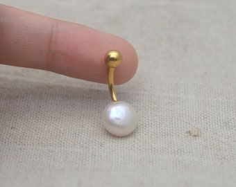 pearl belly button rings,natural pearl belly button jewelry,tropical navel ring,belly ring,bridal jewelry,wedding jewelry