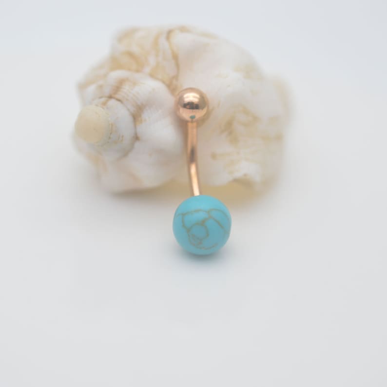 turquoise belly button rings,belly button jewelry,tropical belly ring,ocean navel ring,belly piercing ring