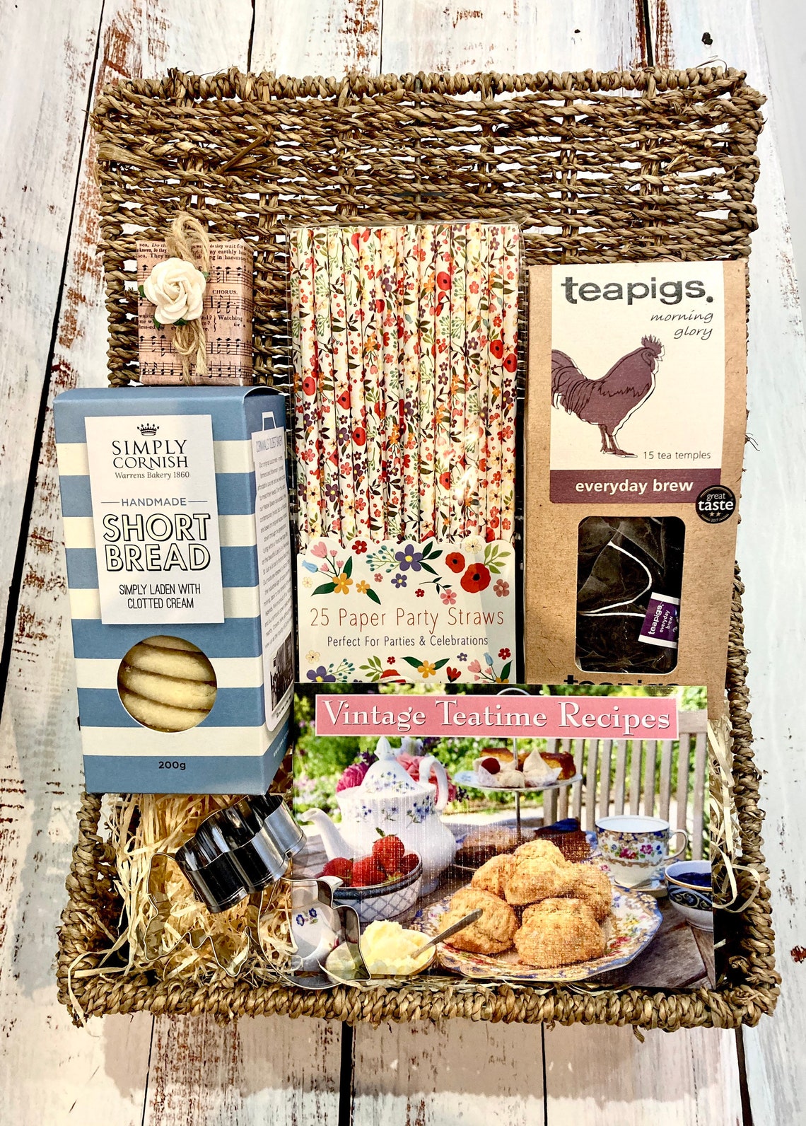 Vintage Baking Hamper Baking Gifts Kitchen Gifts Gifts Etsy