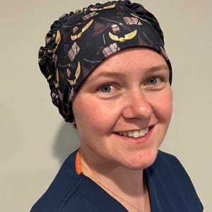 Wizard Scrub Cap, Soft Stretchy Fabric, Comfortable Hair-Friendly Fit