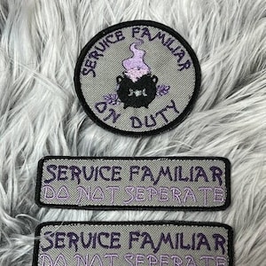 Spooky Dog Patches, Dog Patches, Halloween Dog, Working Dog, Crystal Dog, Familiar Dog, Familiar Working Dog, Working K9, Working K9 Patch