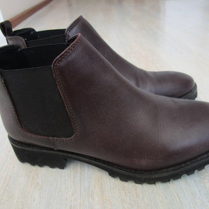 Bruin leren Chelsea boots