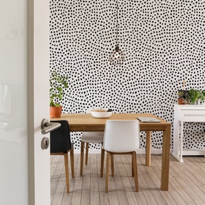 Dalmatian pattern wallpaper, Trendy Animal Print, Contemporary, Traditional or Removable Wallpaper image 2