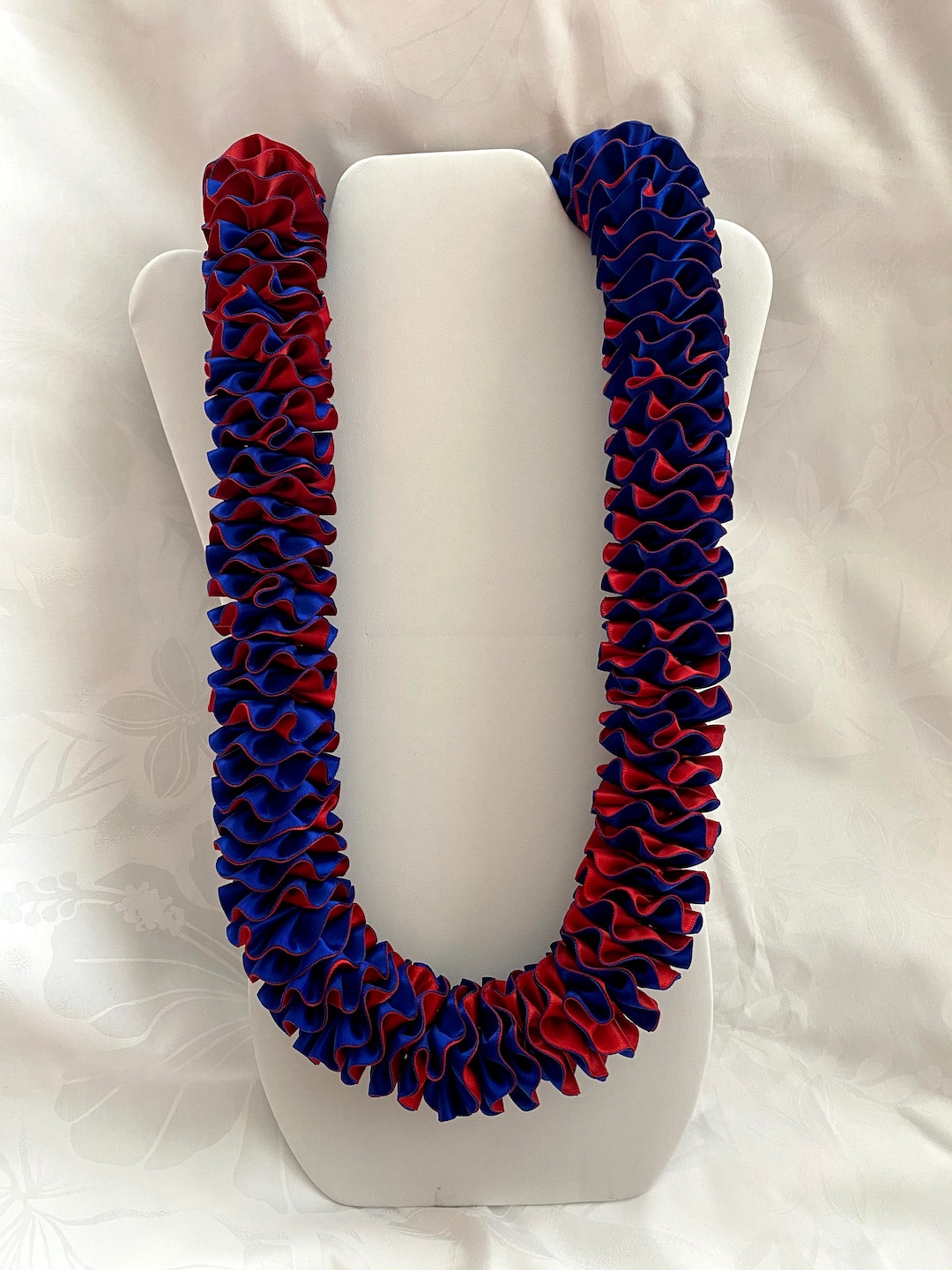 Shell Lei With Ribbon ALOHA - Double Satin Ribbon Lei (custom) - Etsy