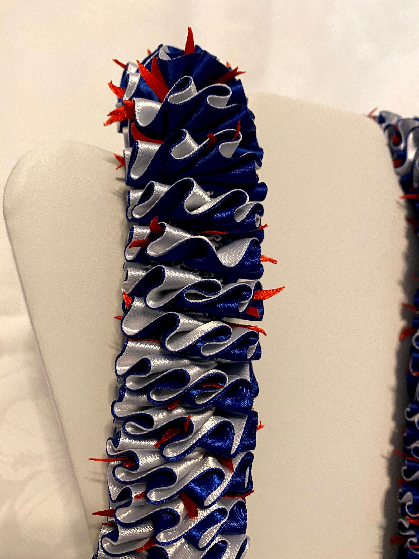 Double Satin Ribbon Lei With Accents custom Etsy