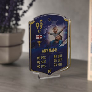 Personalised Fifa Ultimate Team Card, FUT 23 Custom Printed Foamex