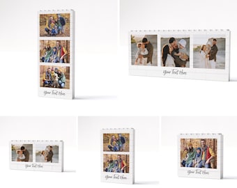 Personalised Building Brick Photo Puzzle – LEGO® Compatible Collage Gift
