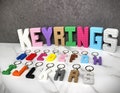 Initial Lego Compatible Keyring letters, Kids Party bag idea, End of school class gift, Pupil Gifts. Childrens party favors, kids keyring.