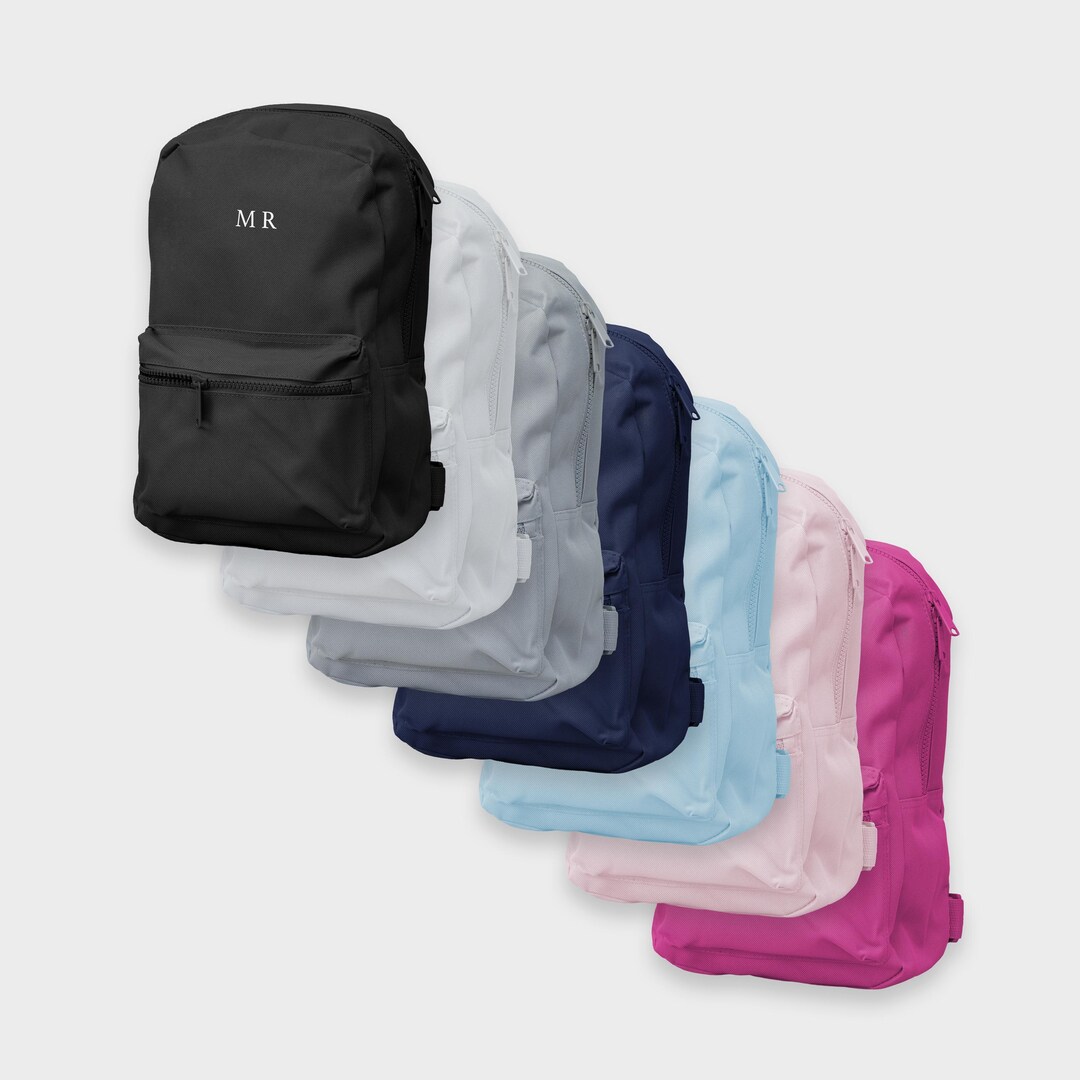 Personalised Initial Backpack , Custom Name Back Pack for Kids Boys ...