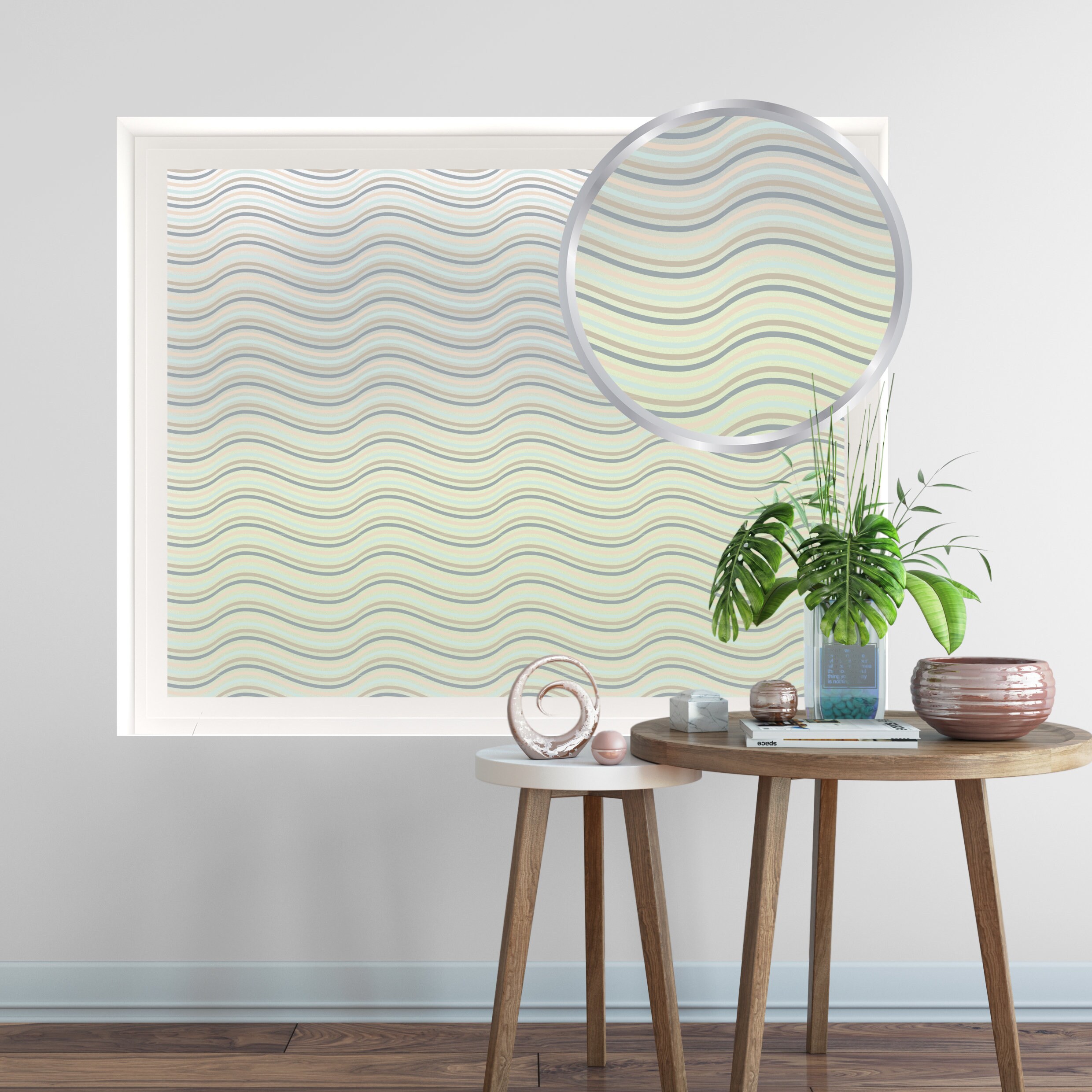 Decorative Frosted Window Film, Privacy Vinyl, Patterned Glass Film