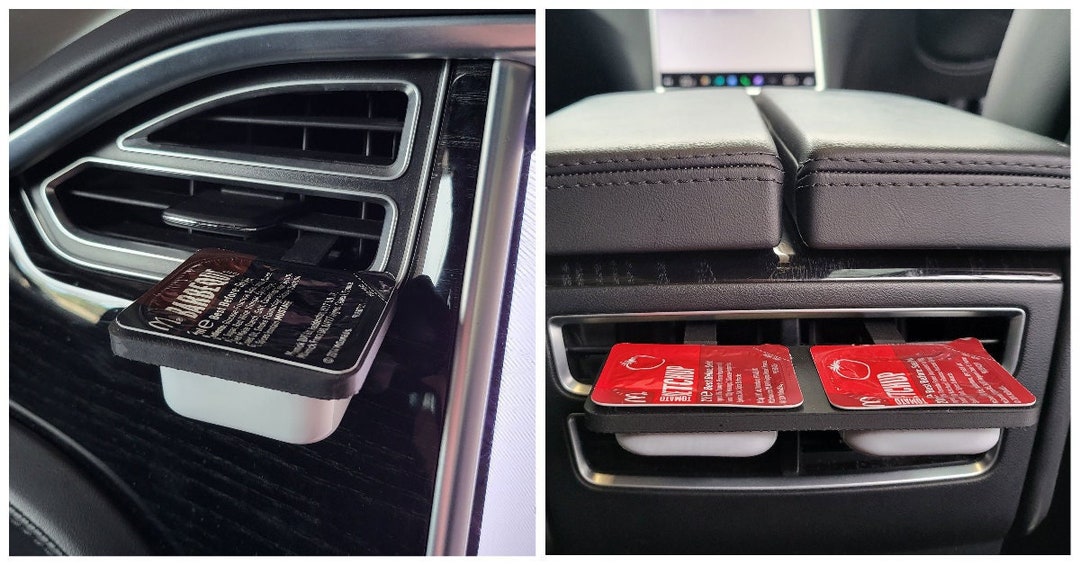 Mcdonald's Double or Single Black Plastic Car Sauce Holder, Chicken