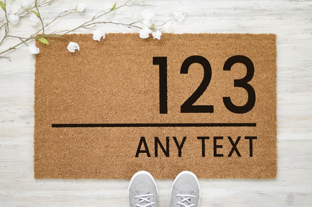 Custom Doormat Personalised Door Mat Customised Door Rug Housewarming