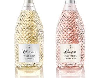 Personalised Freixenet Bottle Label - Prosecco, Rose – Birthday Gift Sticky Label - Drink Lovers - Champagne Anniversary Gift
