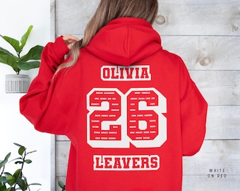 School Leavers Hoodie - School Leavers 2026 Hoodie - Class Of 2026 Hoodie - Schools Colleges & Universities Clubs Personalised Hoodies - St5