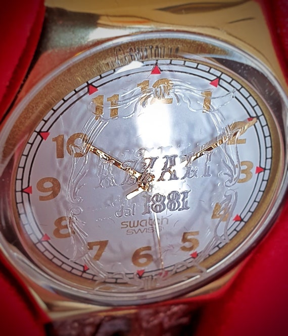 Swatch Raro 1991 con fregi in oro - image 3