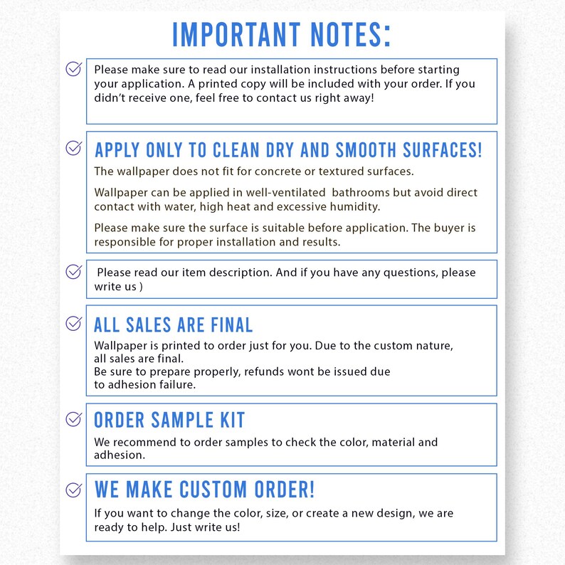 a blue and white poster with instructions on how to use it