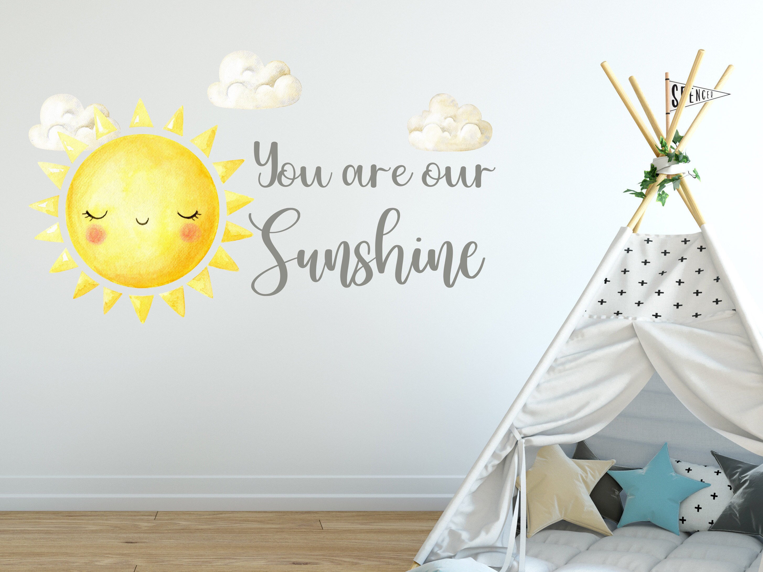 Sunny Decals Alphabet Fabric Wall Decal
