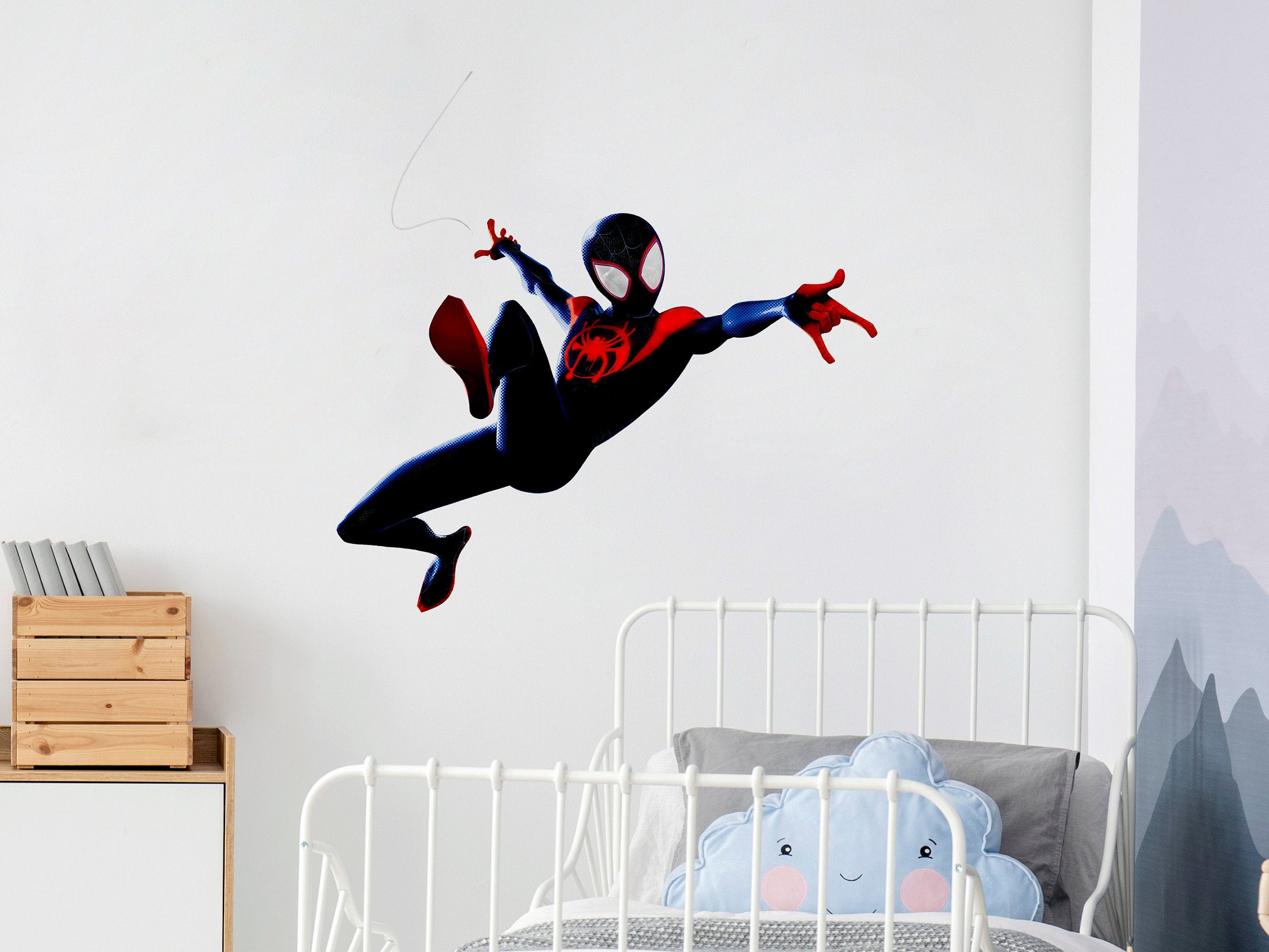 Miles Morales Wall Stickers for Boys Room Decor. Superhero - Etsy