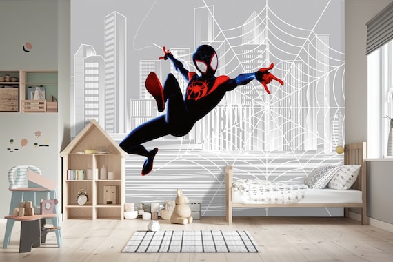 Superhero Spider and His Amazing Friends Wallpaper Peel Stick
