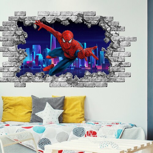 Pinball Wall Decal Arcade 3D Smashed Wall Art Sticker Kids Etsy