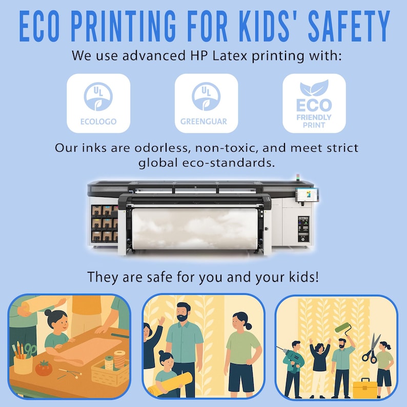 a poster with instructions on how to use a printer