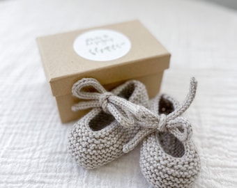 Hand Knitted Merino Wool Bjorn booties