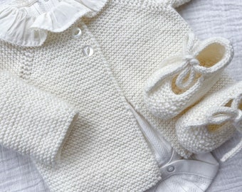 Baby Merino Jacket and Booties