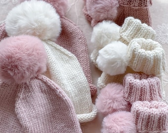 The Luxe Beanie and Booties Set
