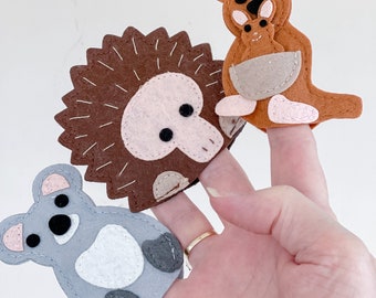 Australian Animal Finger Puppets