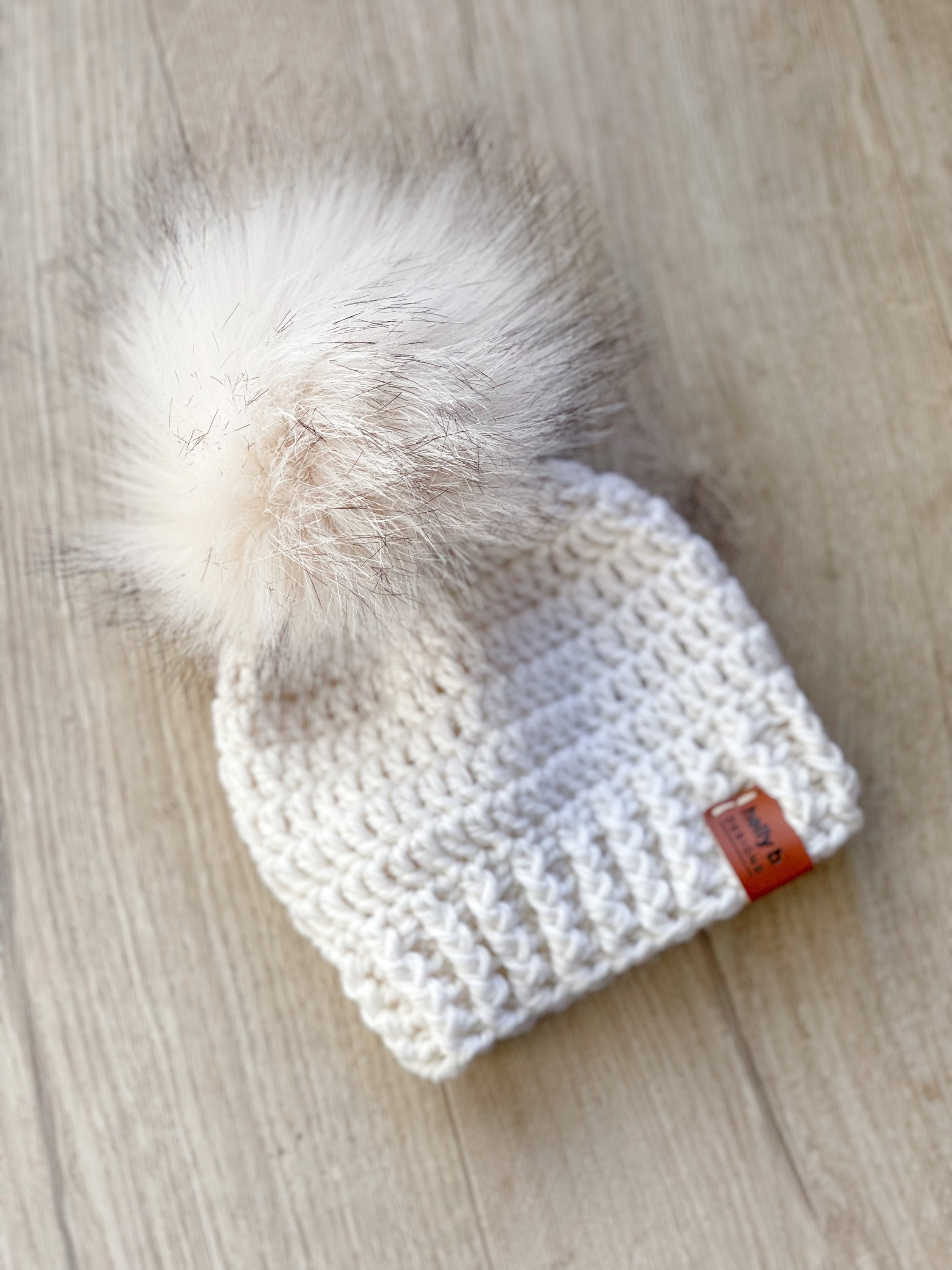 Crochet Pom Pom Beanie Etsy