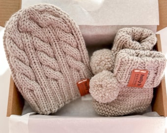 Oscar Beanie and Booties Set