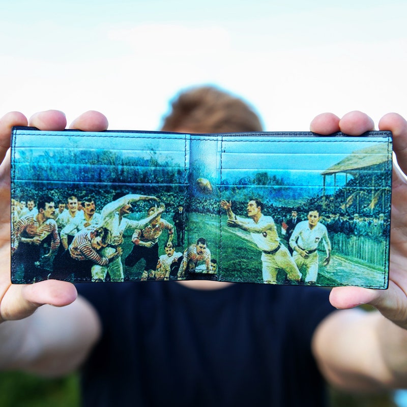 Leather Rugby Wallet - Etsy