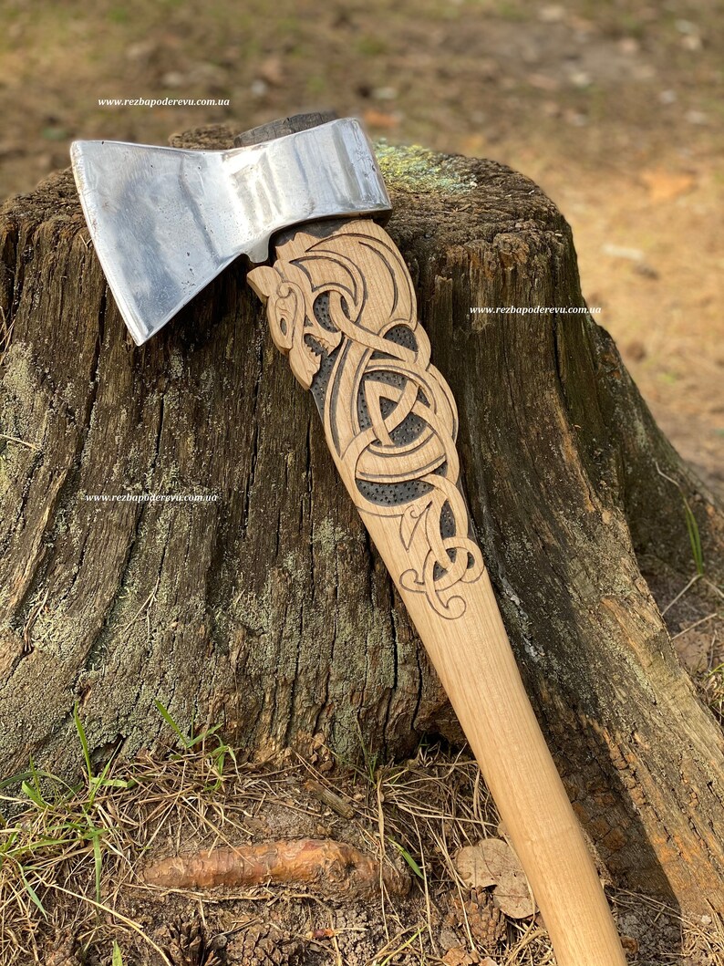 Norse Mythology Symbols Axe Handmade Axe Viking Axe Etsy