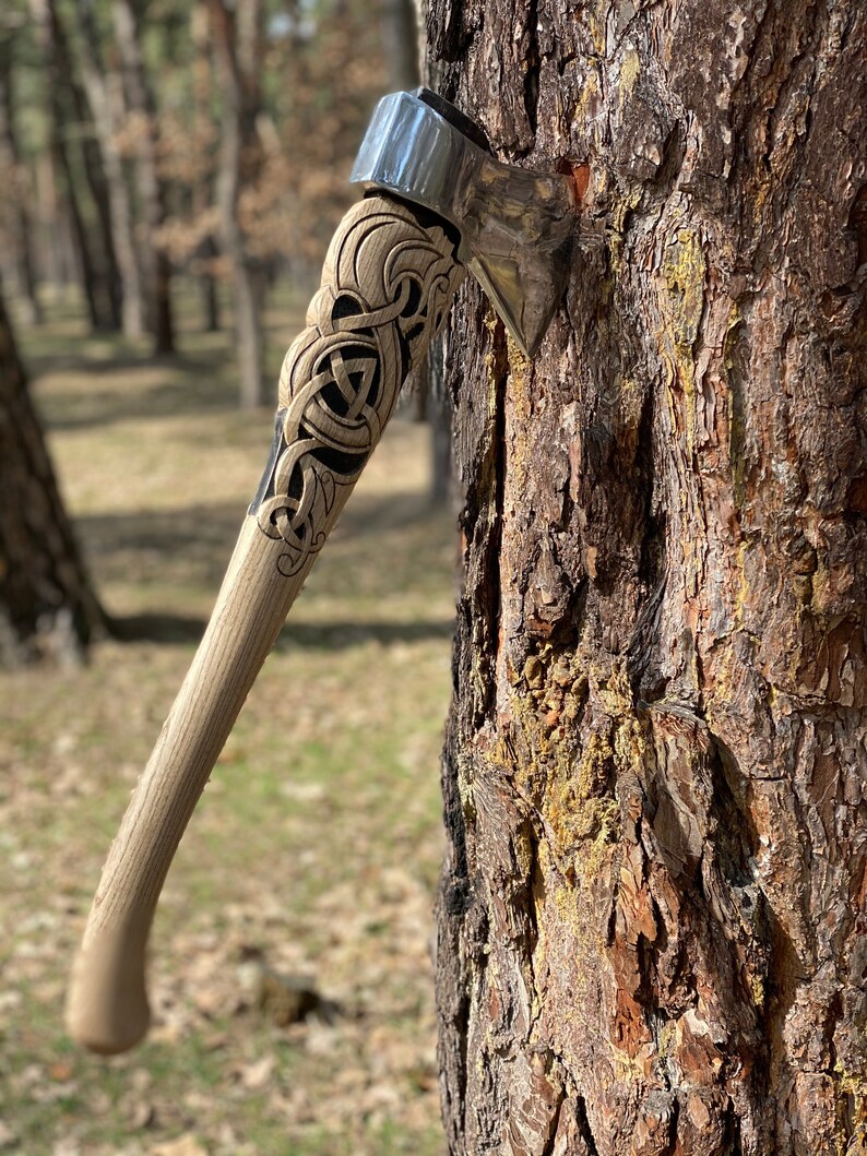 Norse Mythology Symbols Axe Handmade Axe Viking Axe Etsy