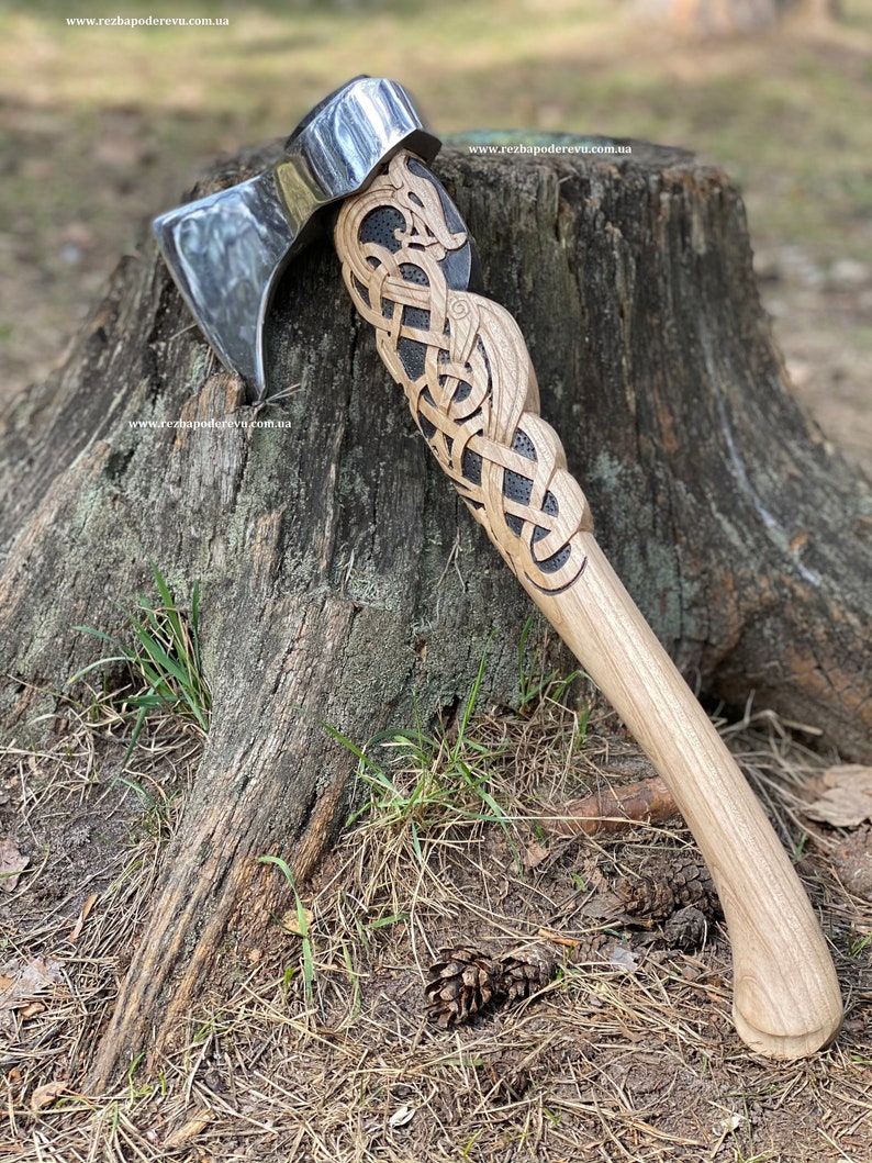 Handmade Axe, Viking Axe, Axe, Firewood Axe, Axe for Men Gifts