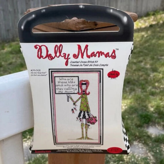 Janlynn Dolly Mamas Cross Stitch Kit Who Are These Kids Etsy