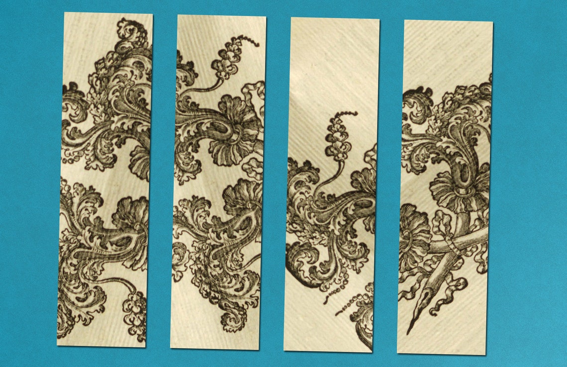 8 gothic vintage syle printable bookmarks 33 cm x 127 cm etsy