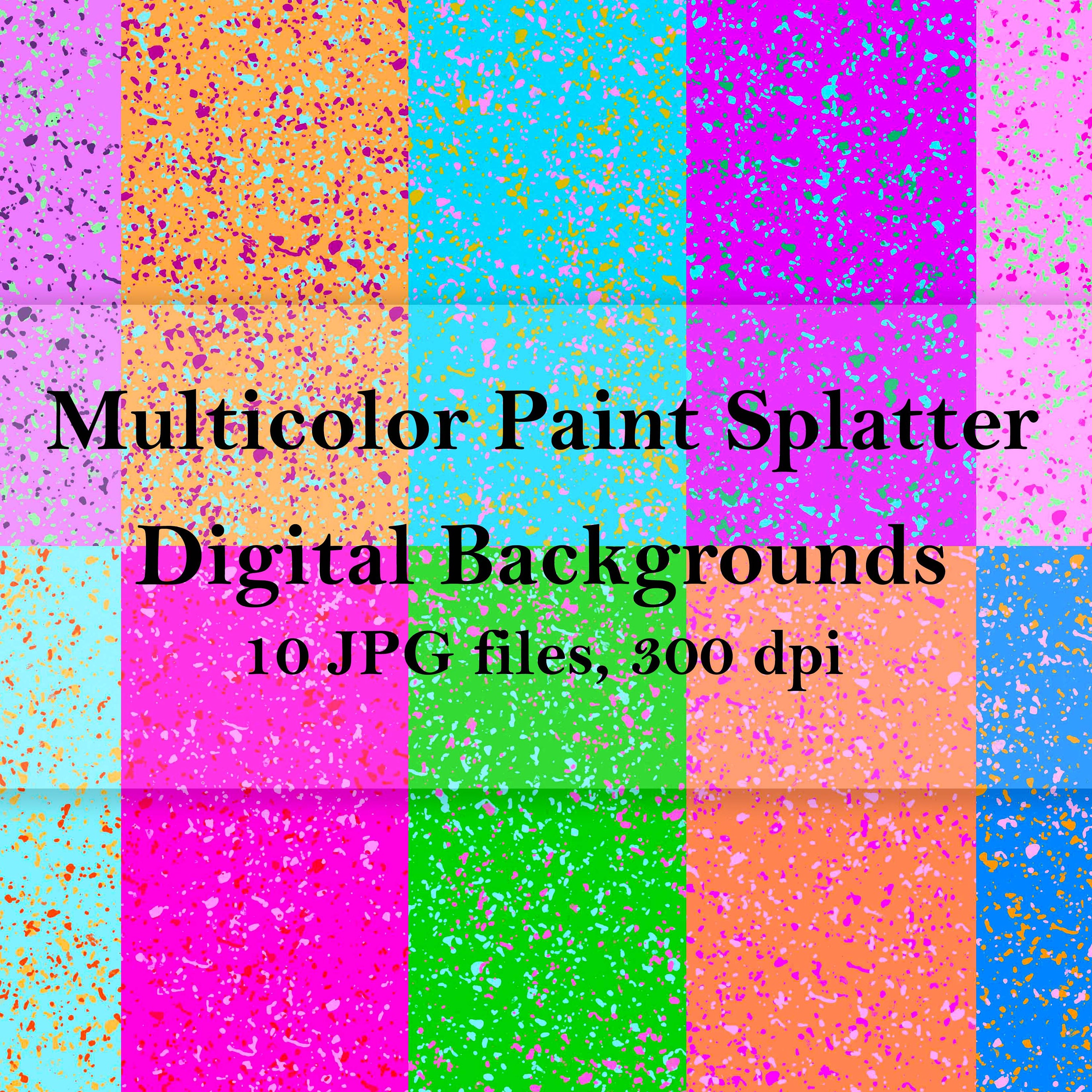 Papercraft Embellishments Multicolored Paint Splashes Instant Download papercraft-embellishments-multicolored-paint-splashes-instant-download