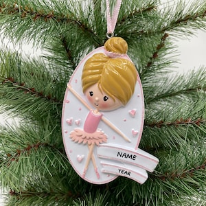 Ballerina Girl Personalized Ornament Christmas Ornament Perfect Gift for Kids Custom Family Kid Ornaments - Kid Ornaments