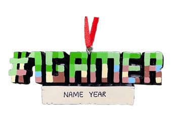 Gamer Ornament Personalized Christmas Ornament Perfect Gift for Kids Custom Christmas Family Ornaments - Kid Ornaments