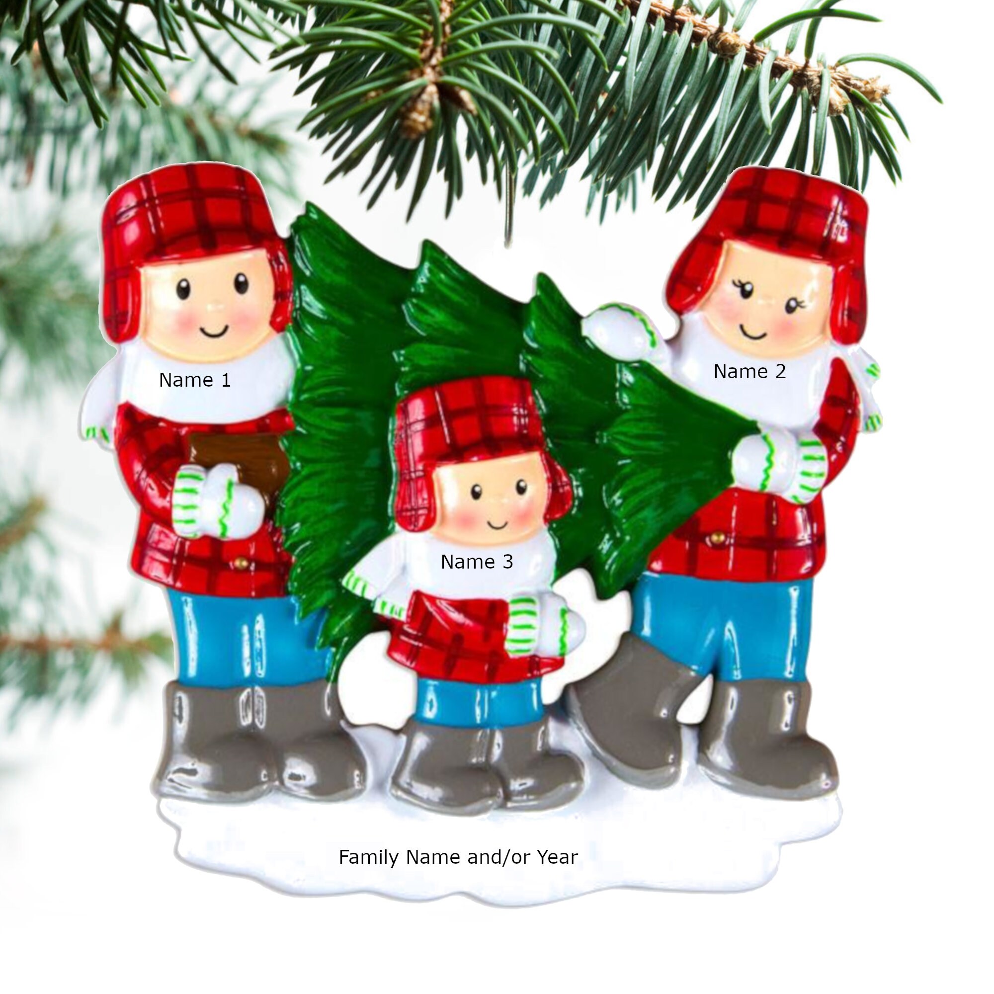 Family Christmas Tree Ornaments 